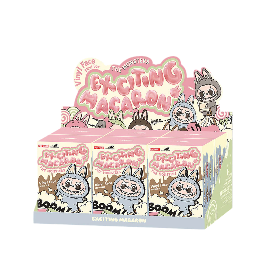 POP MART The Monsters Exciting Macaron Series Plush Pendant Blind Box