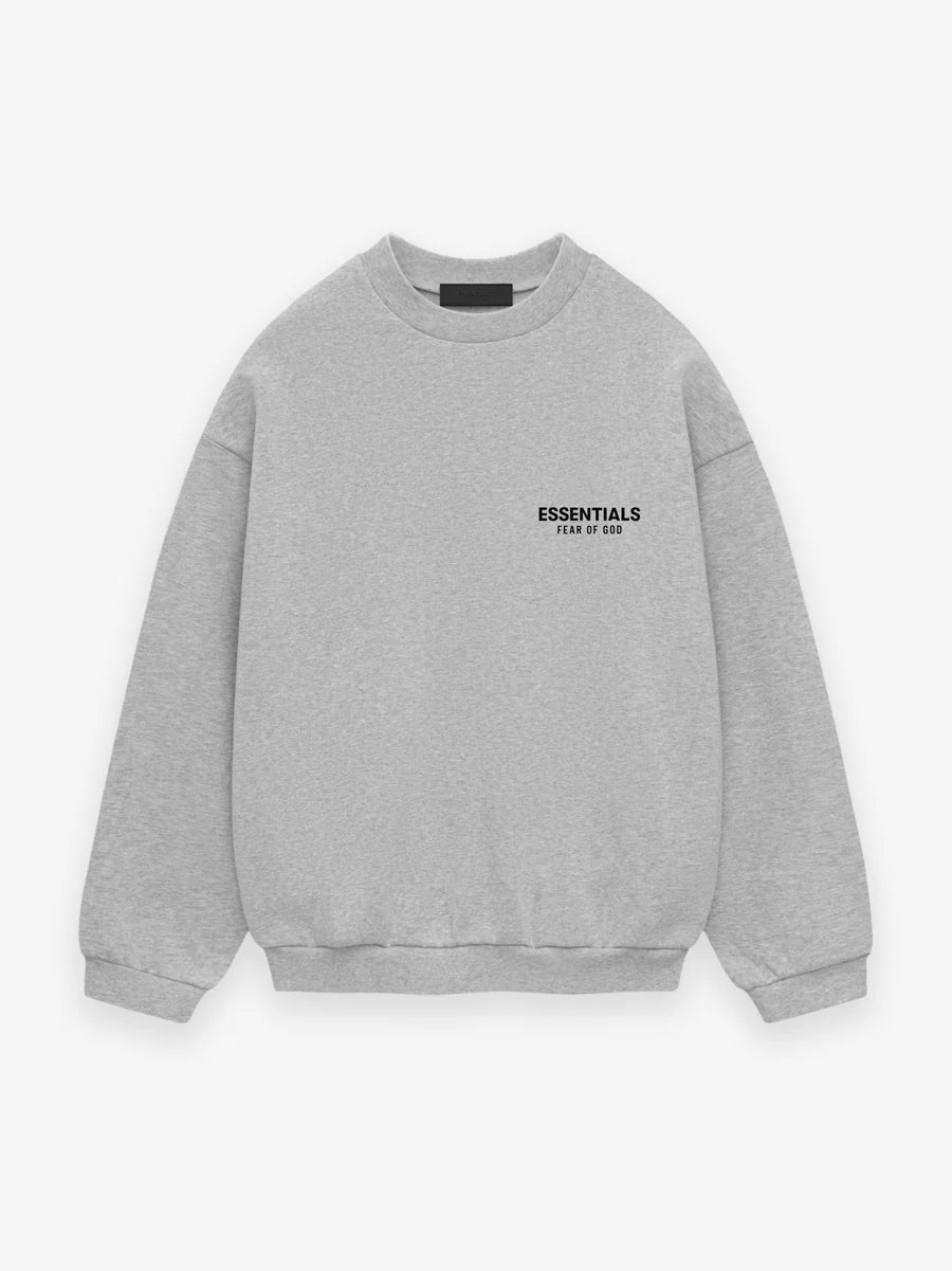 FEAR OF GOD ESSENTIALS Fleece light heather grey Crewneck