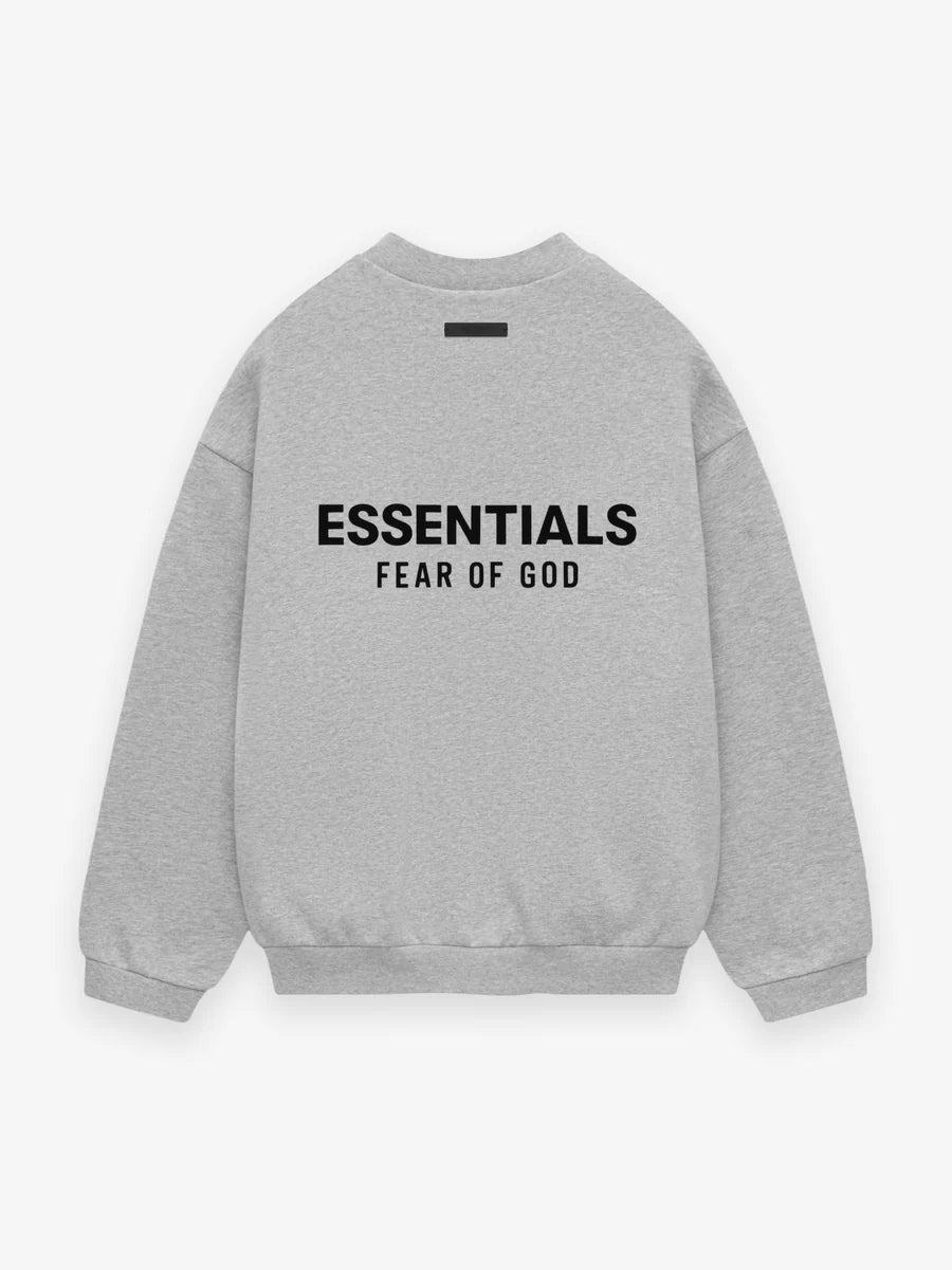 FEAR OF GOD ESSENTIALS Fleece light heather grey Crewneck