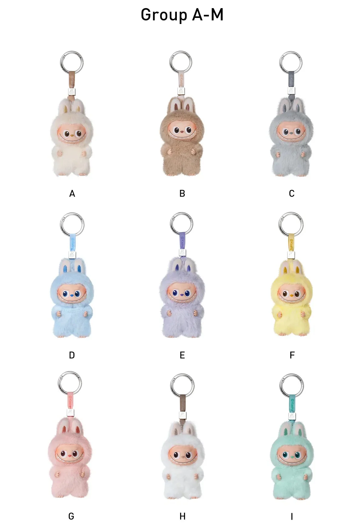 Labubu The Monsters PIN FOR LOVE Series Plush Pendant Blindbox (A-M)