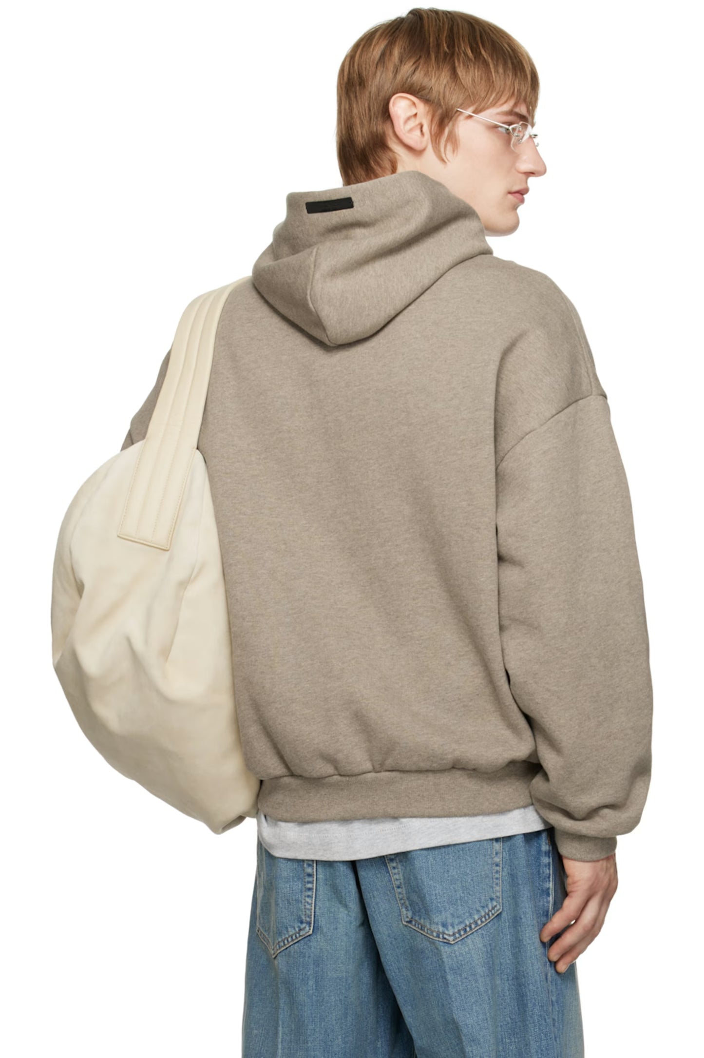 FEAR OF GOD ESSENTIALS Gray Fleece Hoodie MENS
