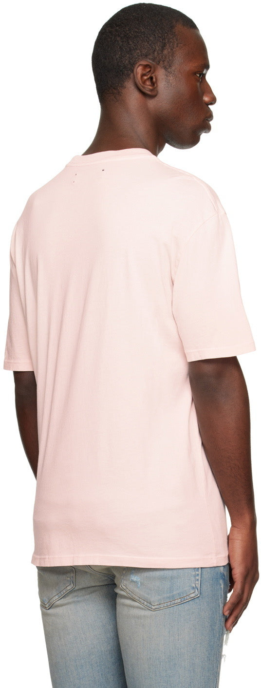 AMIRI Pink M.A. Bar T-Shirt