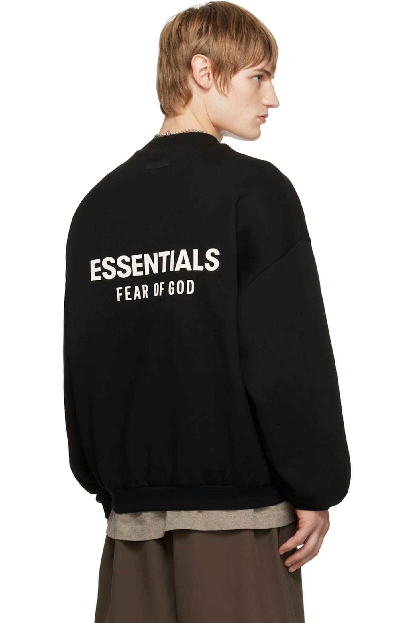 Black Fleece Crewneck Sweatshirt