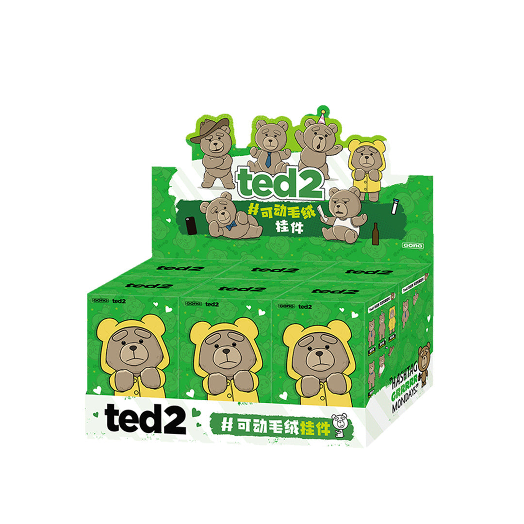 POP MART X TED 2 TEDDY BEAR ACTION PLUSH PENDANT