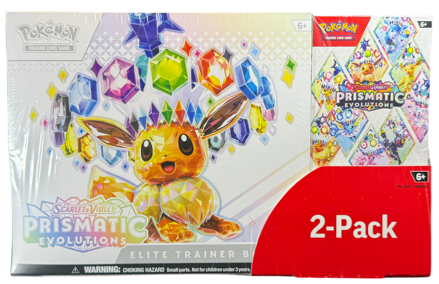 Costco 2-Pack Trainer Box & Booster Bundle Pokemon Prismatic Evolutions