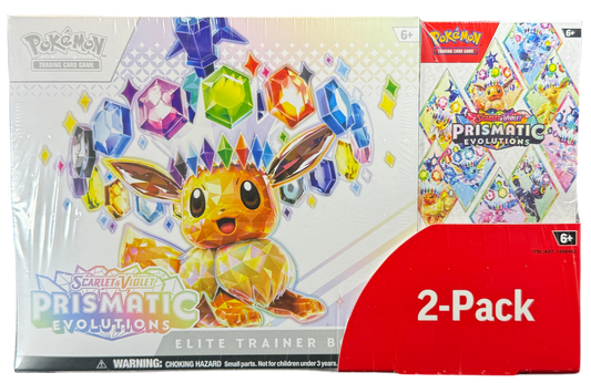 Costco 2-Pack Trainer Box & Booster Bundle Pokemon Prismatic Evolutions