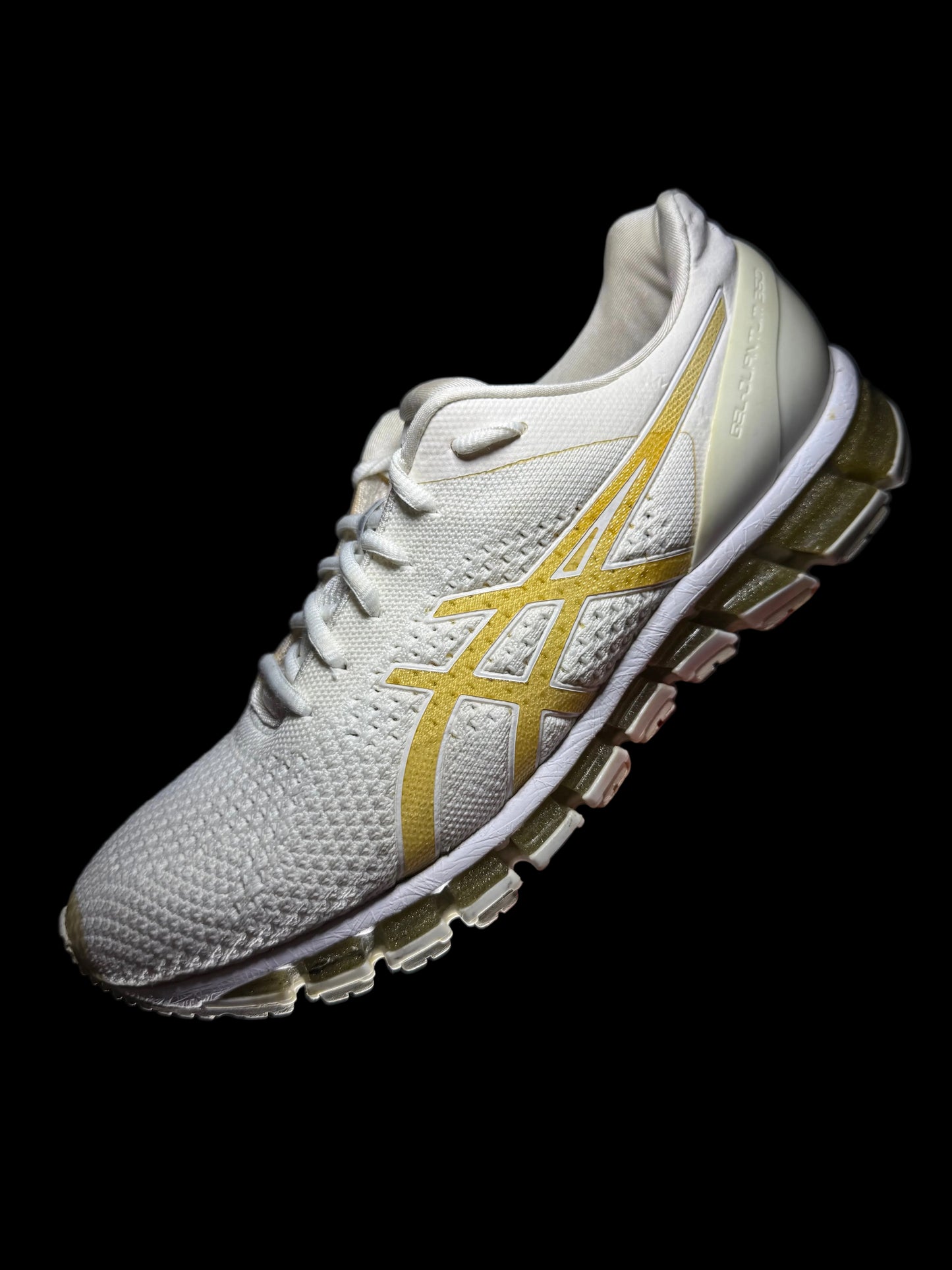 ASICS GEL QUANTUM 360 KNIT 'WHITE SNOW SILVER' (2017) USED