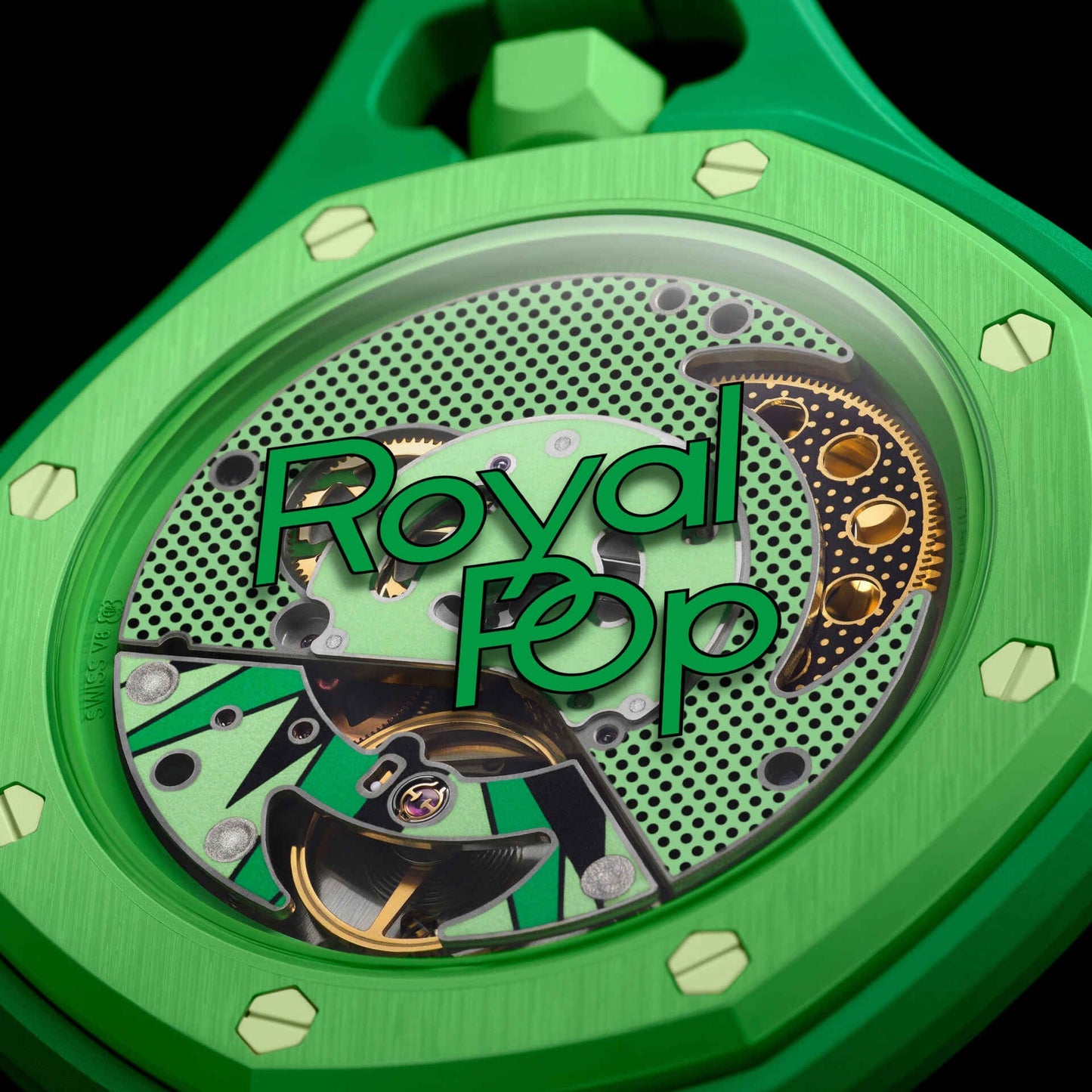 Swatch x Audemars Piguet Bioceramic Royal Pop  Green Eight