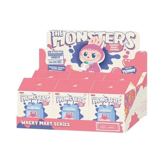 POP MART Labubu The Monsters Wacky Mart Series Squishy Charm Sealed