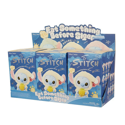 MINISO Disney Stitch Eat Something Before Sleep Series Vinyl Plush Pendant Blind Box