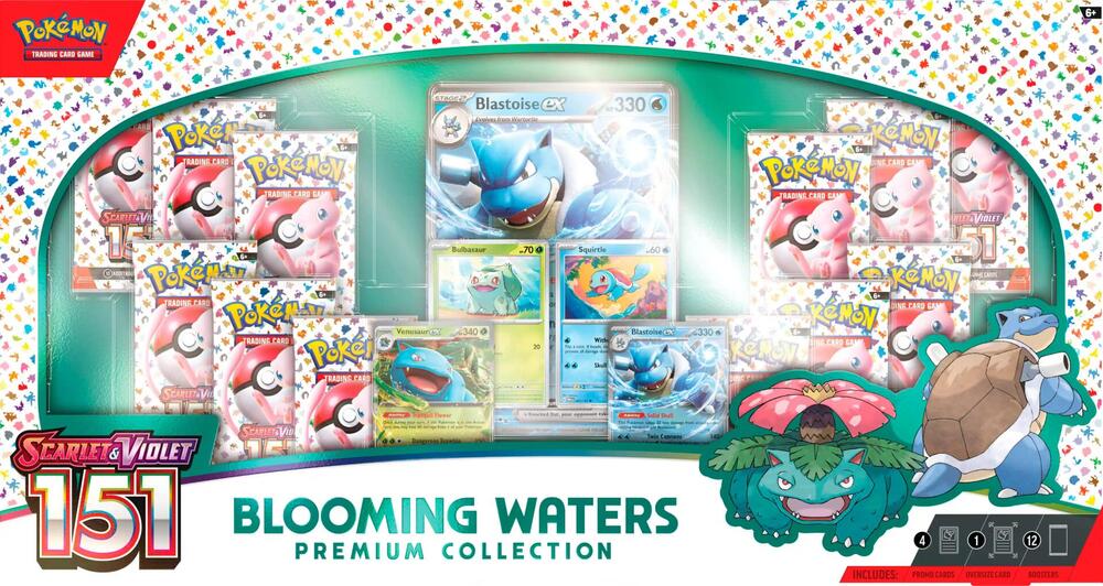 Pokemon - TCG - Scarlet & Violet 151 Blooming Waters Premium Collection