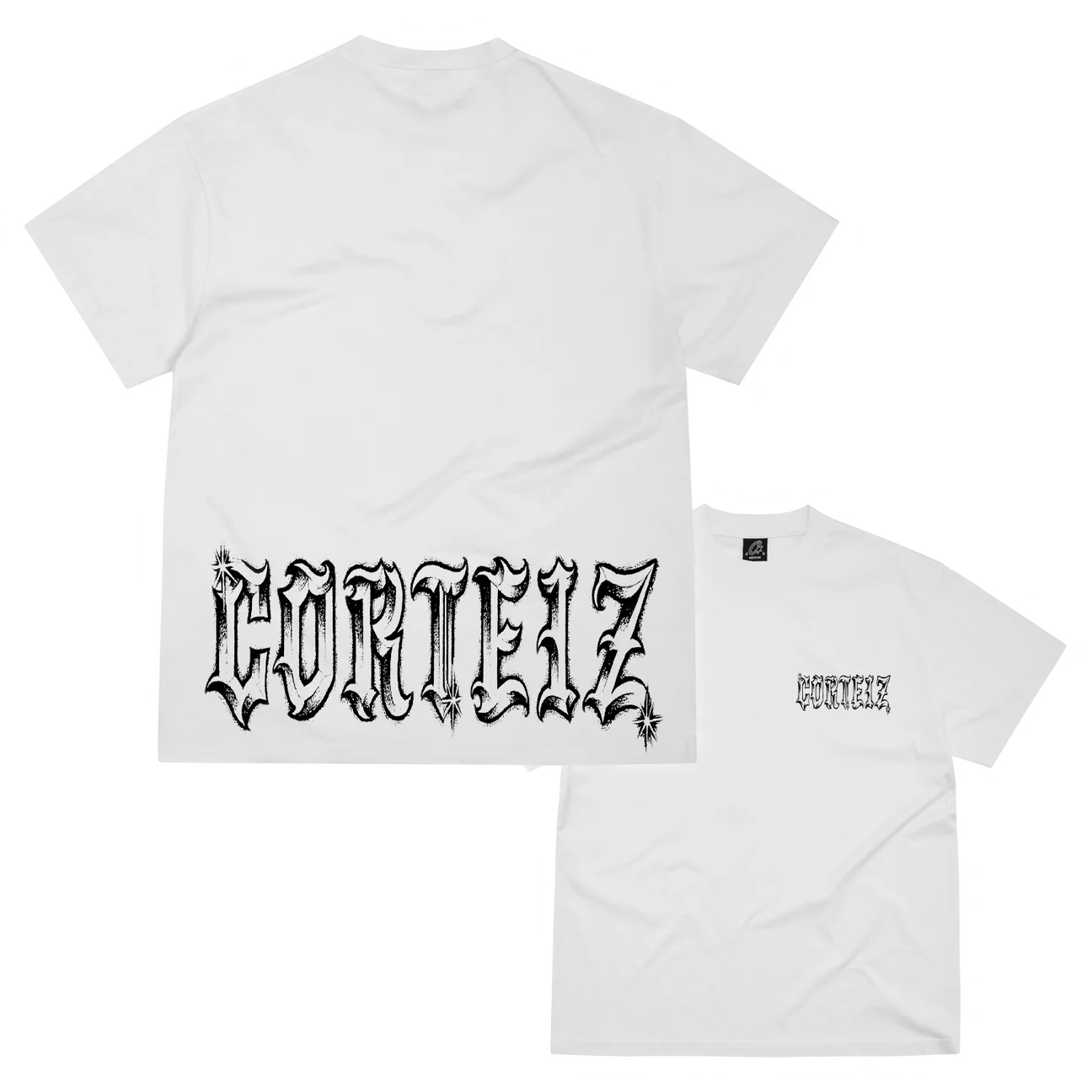 Corteiz Gothic Tee White