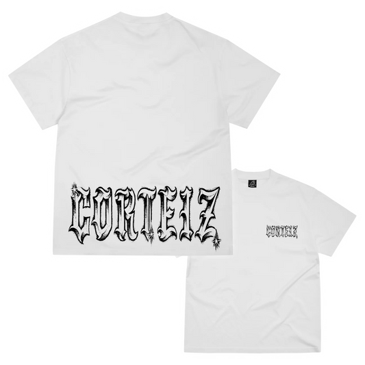 Corteiz Gothic Tee White