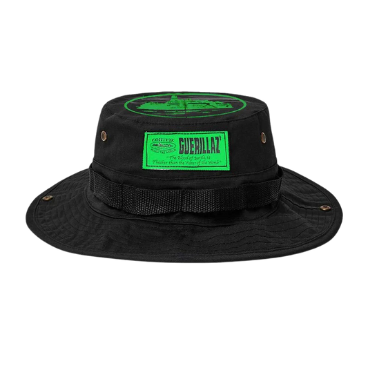 Corteiz Guerillaz Bucket Hat Black/Green