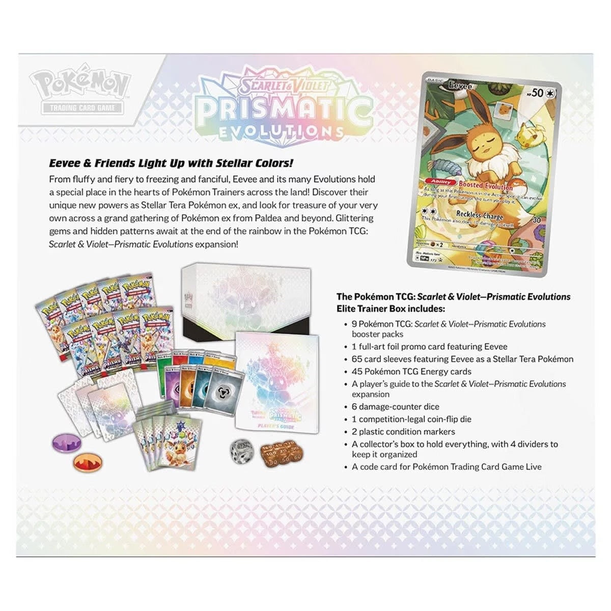 Pokemon Scarlet & Violet Prismatic Evolutions ETB