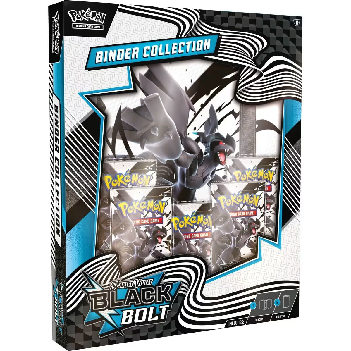 Pokemon Trading Card Game: Scarlet and Violet Black Bolt Binder Collection