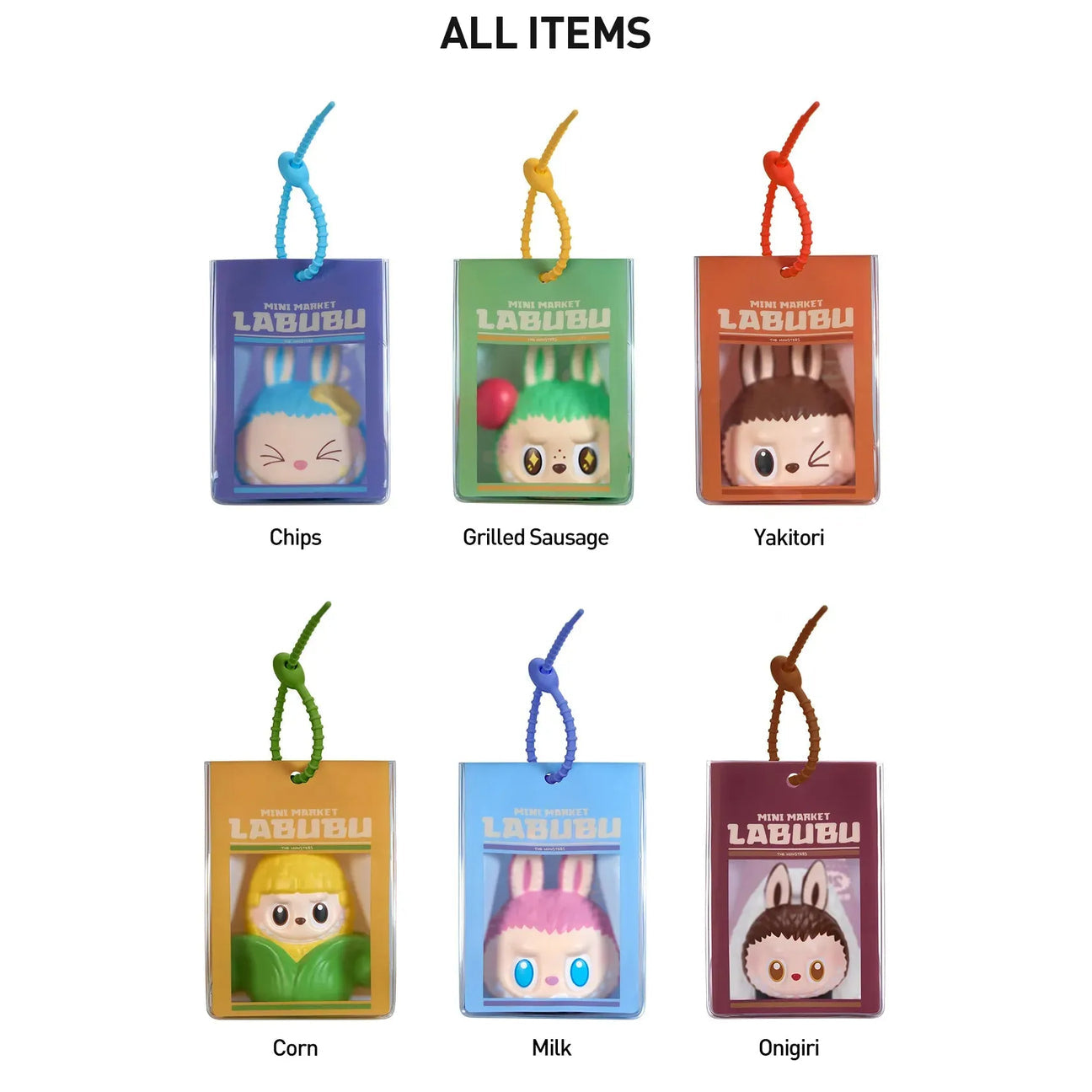 POP MART Labubu The Monsters Wacky Mart Series Squishy Charm Sealed