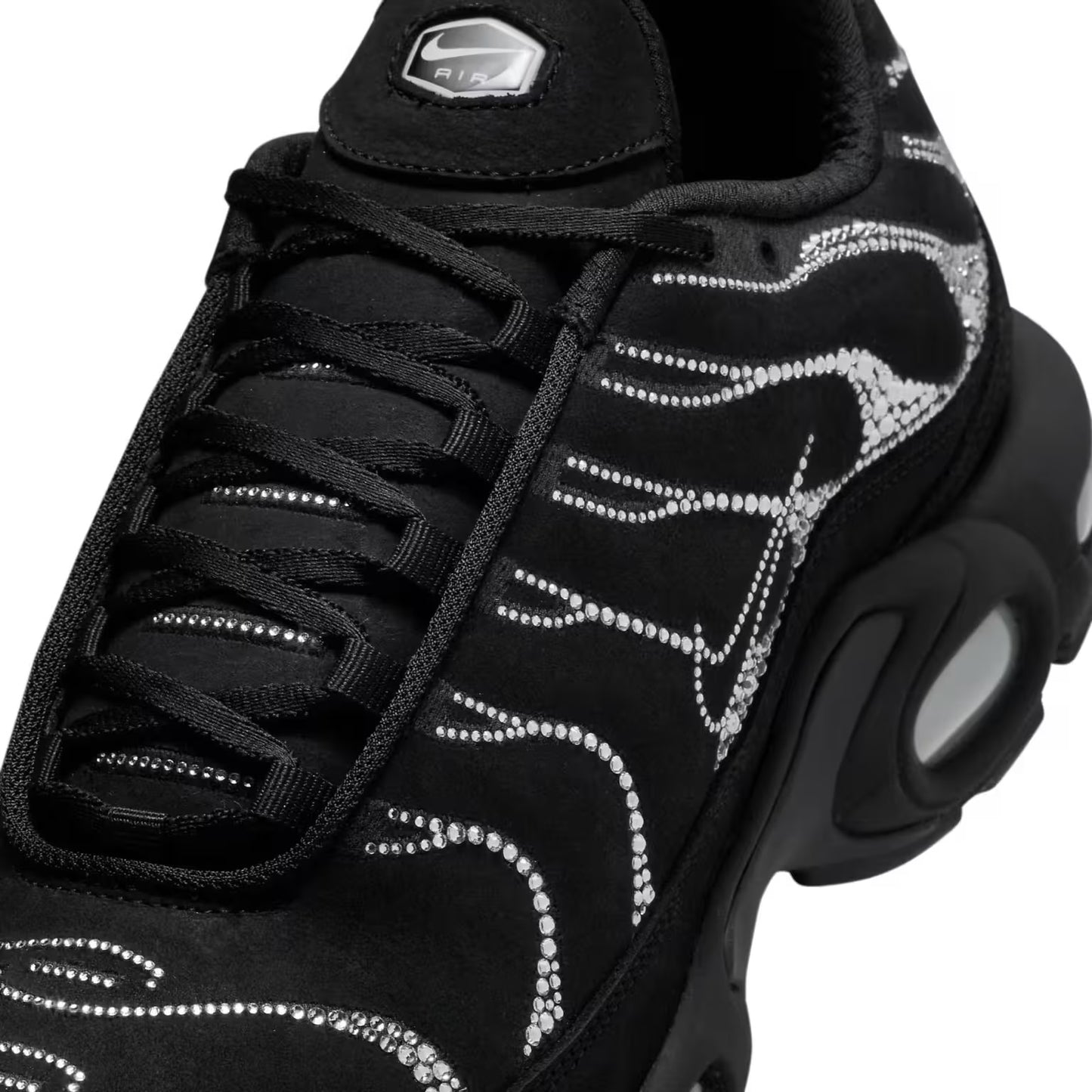 NIKE AIR MAX PLUS X SWAROVSKI CRYSTALS - BLACK/WHITE WOMENS