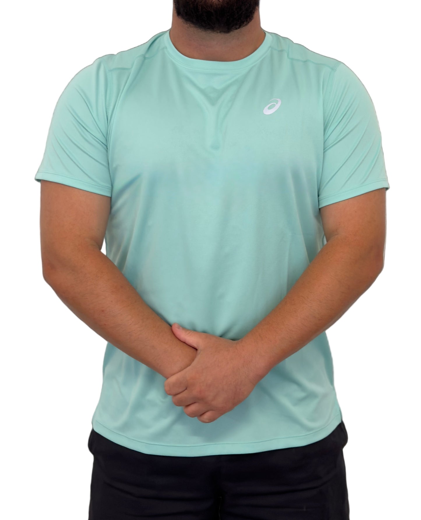 ASICS SILVER SHORT SLEEVE TOP TEAL