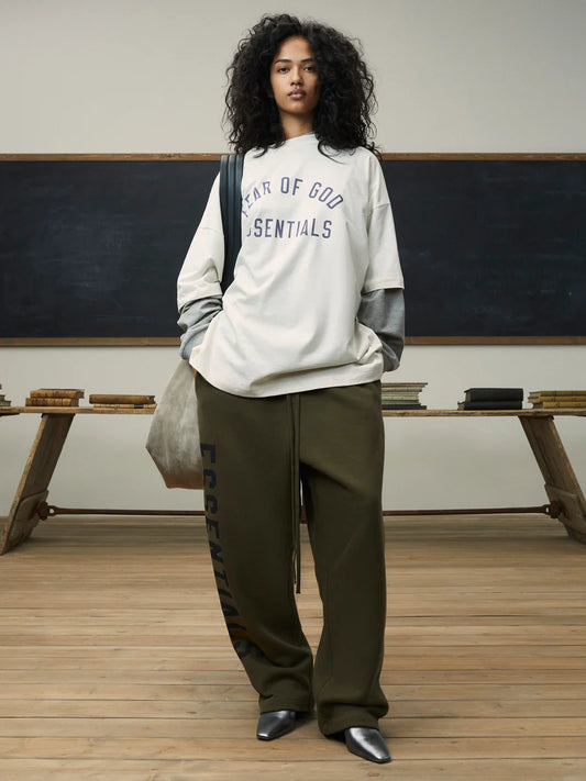 FEAR OF GOD ESSENTIALS Jersey Crewneck shell Tee MENS