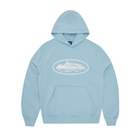 CORTEIZ ALCATRAZ HOODIE “BABY BLUE