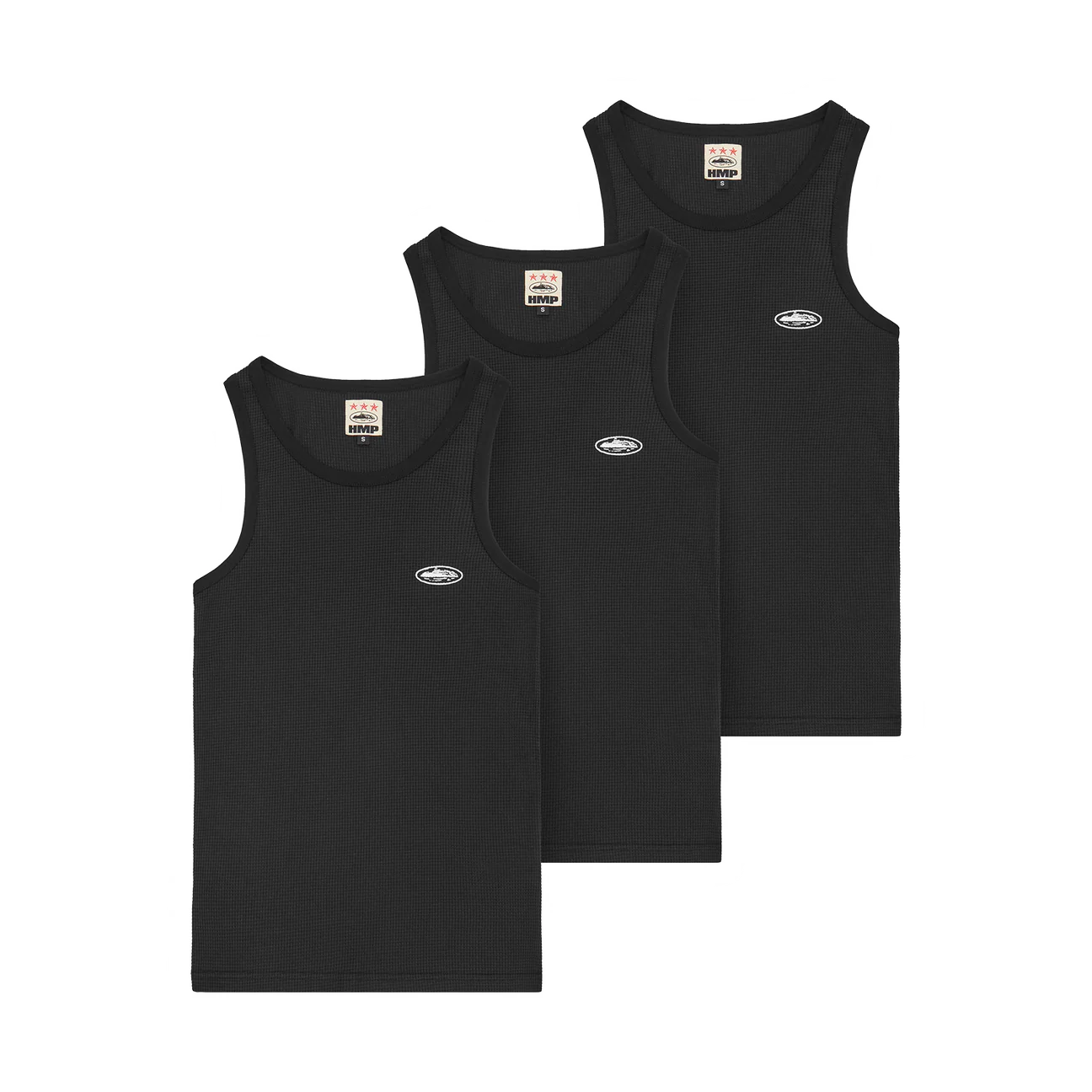 CORTEIZ SINGLET 3 PACK BLACK