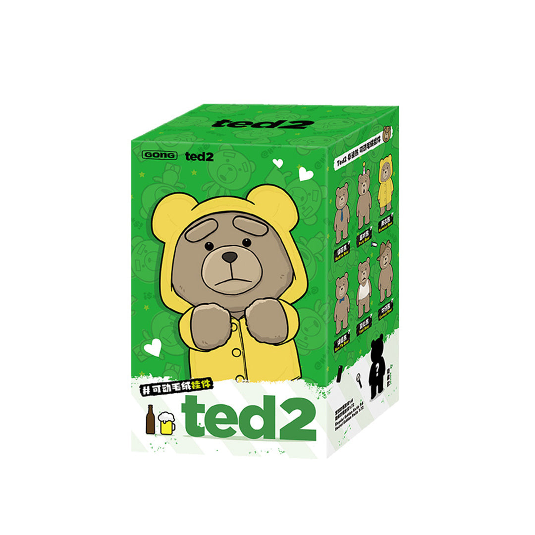POP MART X TED 2 TEDDY BEAR ACTION PLUSH PENDANT
