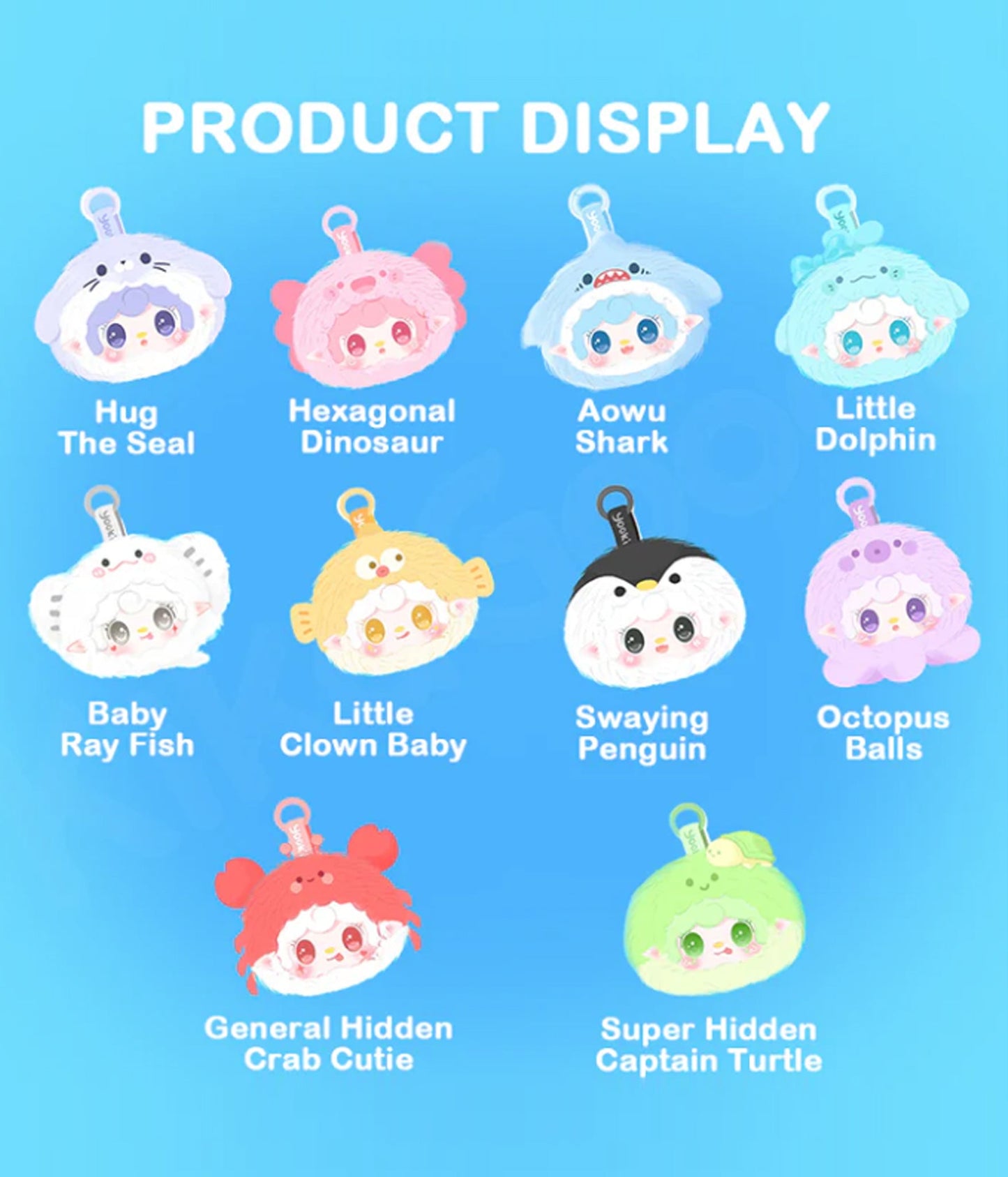 Yalli X Yooki Ocean Baby - Blind Box